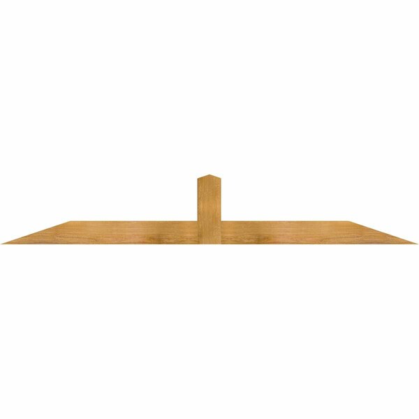 Ekena Millwork Portland Rough Sawn Timber Gable Bracket, Western Red Cedar, 72"W x 12"H x 4"D x 4"F, 4/12 Pitch GBW072X12X0404POR00RWR - main